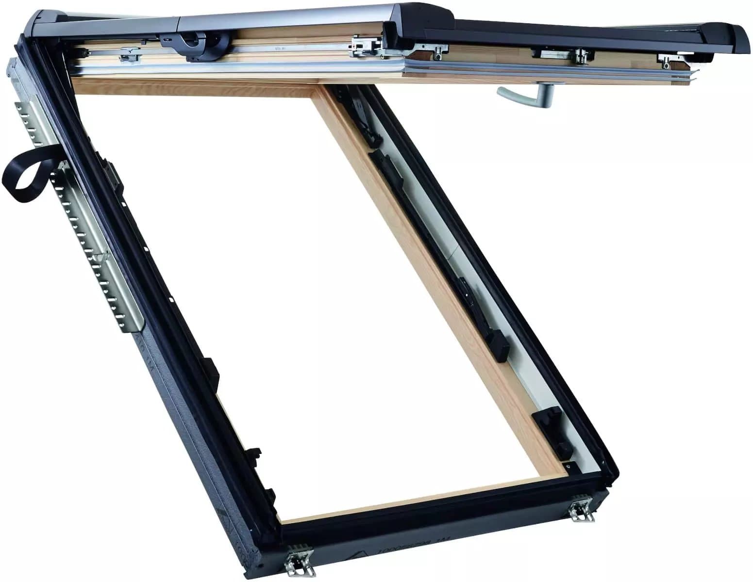 Окно мансардное деревянное Designo R88C H200. 1 камерное. Ручка снизу. ThermoBlock WD.